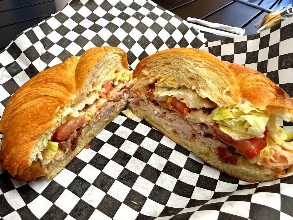 Club Doza croissant sandwich